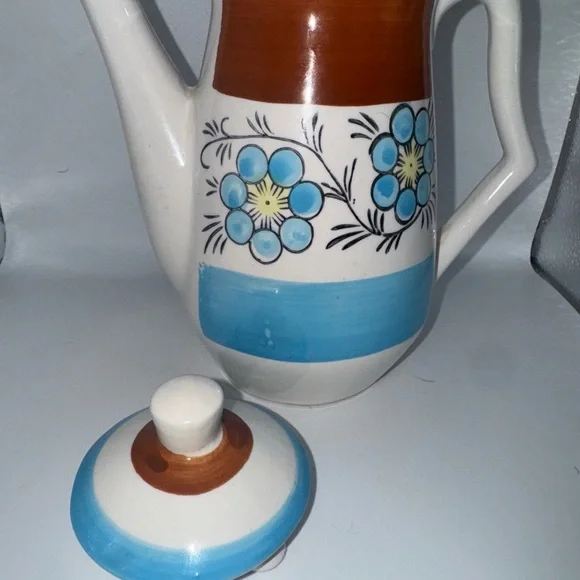 Mid-Century Modern (MCM) Tea / coffee pot * 1970s * 3 Cups * Made Japan - Picture 7 of 11